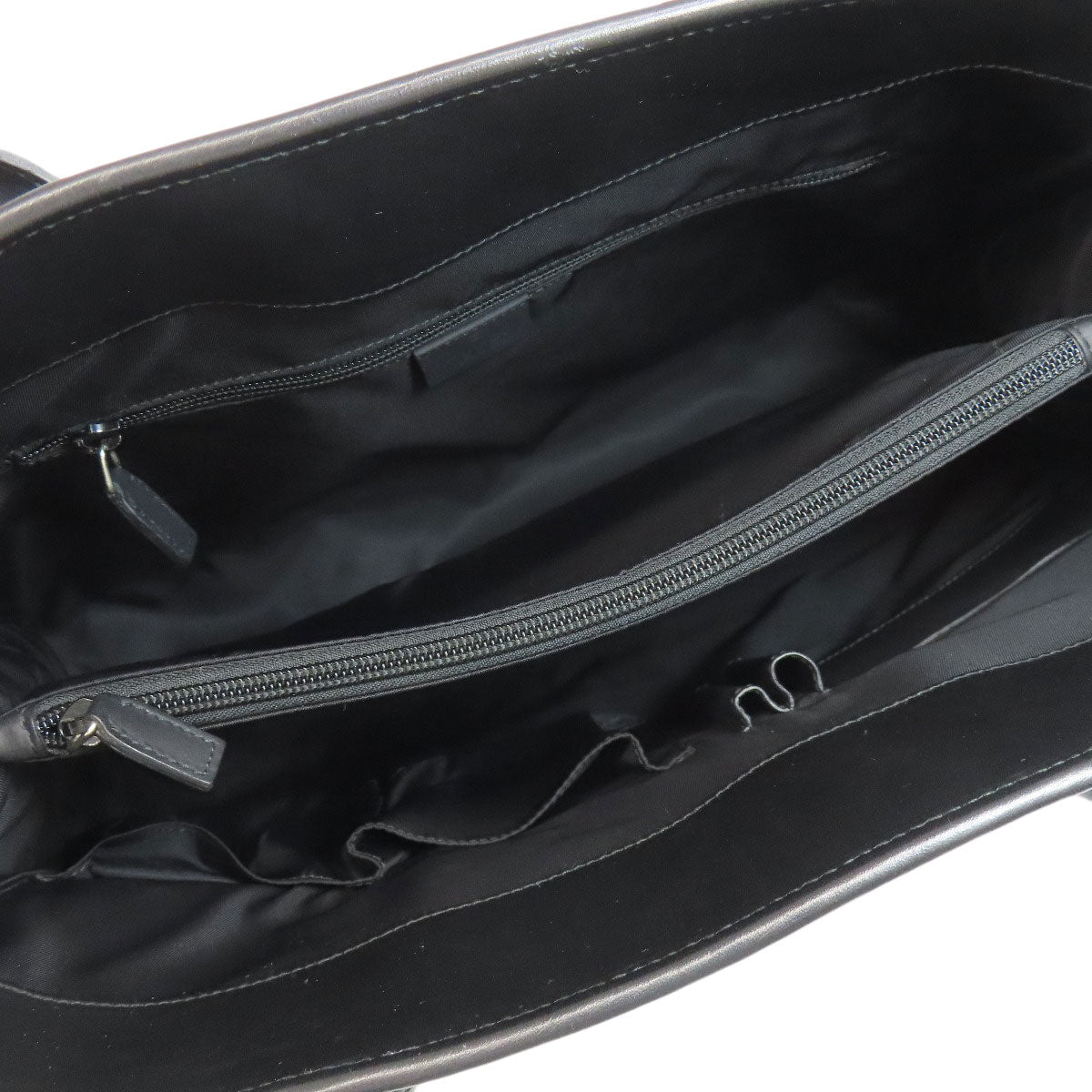 GUCCI Tote Bag 246410 Calfskin black GG Signature Shima