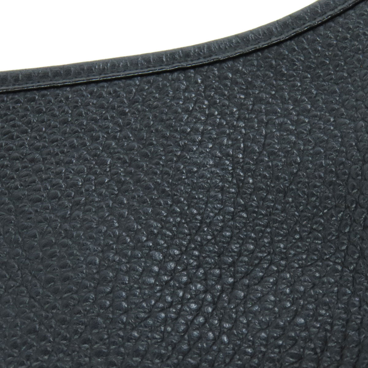 HERMES Shoulder Bag Togo black Evelyn 3 GM SilverMetal Women Used