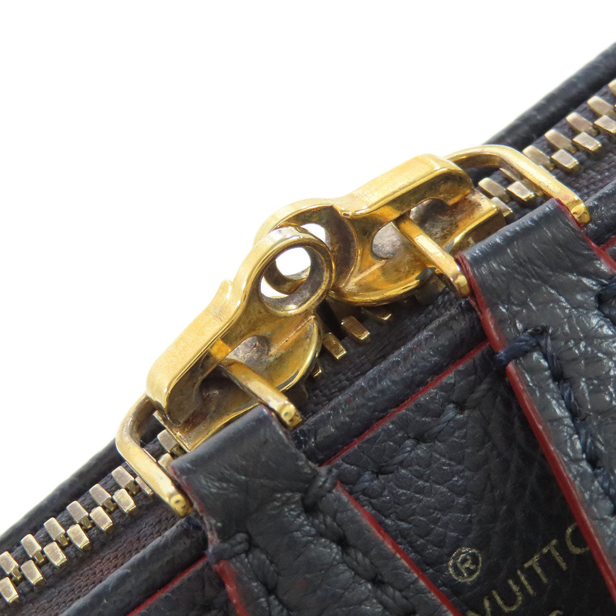 LOUIS VUITTON Boston Duffel bag M43501 Ann Platt Marine Rouge