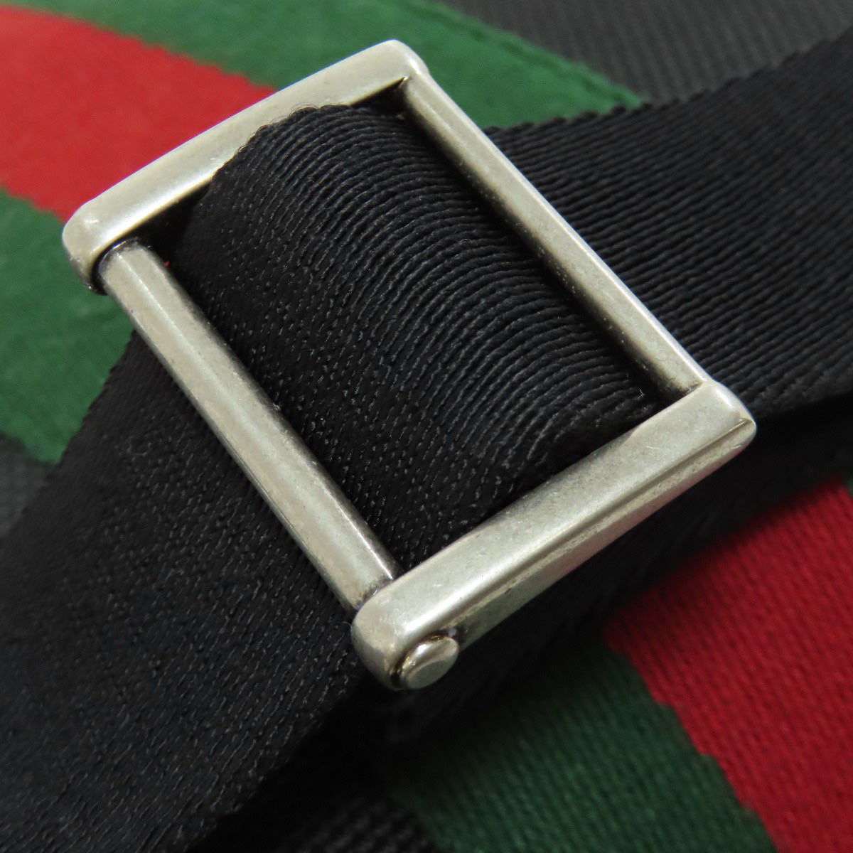 GUCCI Shoulder Bag 631195 canvas black Sherry line outlet Women Used