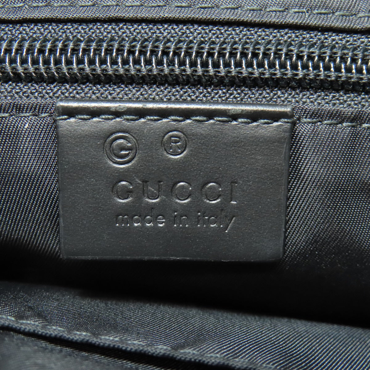GUCCI Shoulder Bag 631195 canvas black Sherry line outlet Women Used