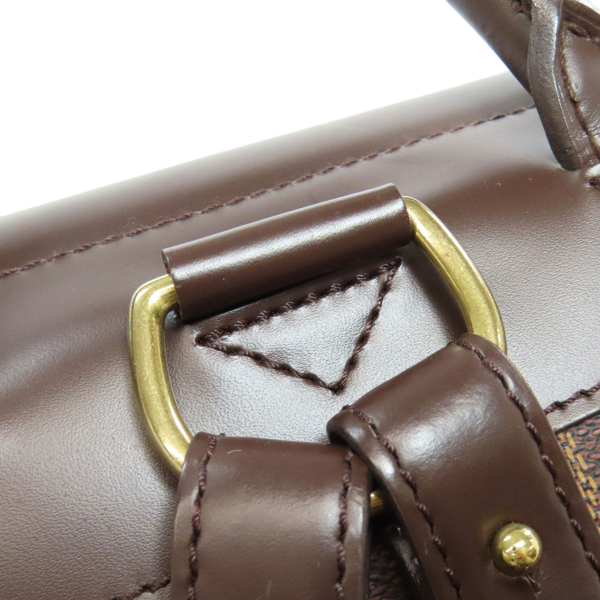 LOUIS VUITTON Backpack N51132 Damier canvas Brown Soho Women Used