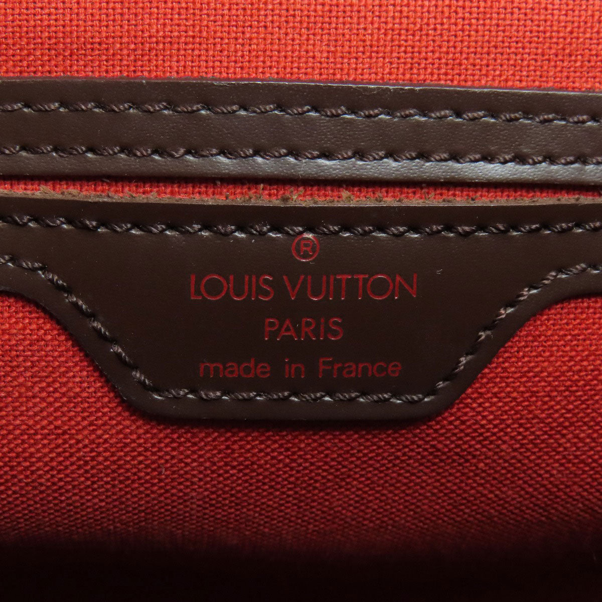 LOUIS VUITTON Backpack N51132 Damier canvas Brown Soho Women Used
