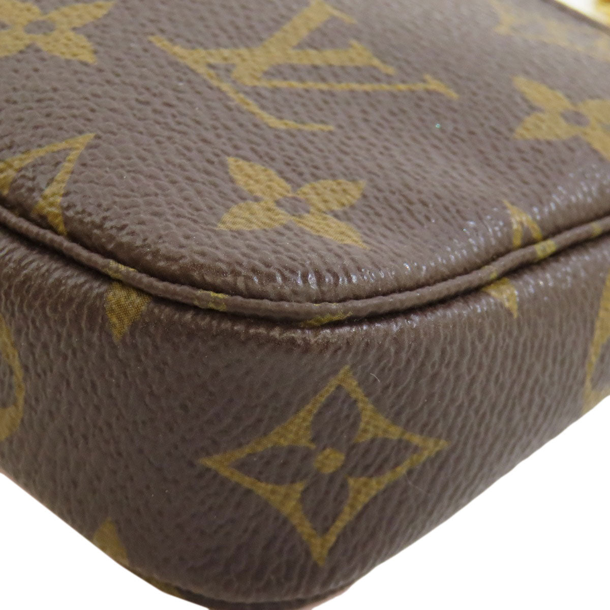 LOUIS VUITTON Accessory pouch M62087 Monogram canvas Brown Mini Pochettes & Accessories Giraffe Women Used