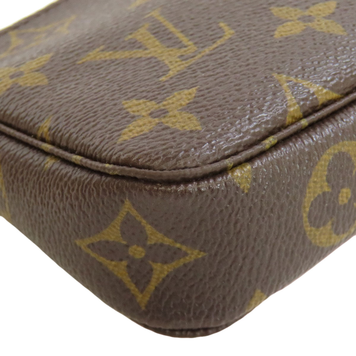 LOUIS VUITTON Accessory pouch M62087 Monogram canvas Brown Mini Pochettes & Accessories Giraffe Women Used