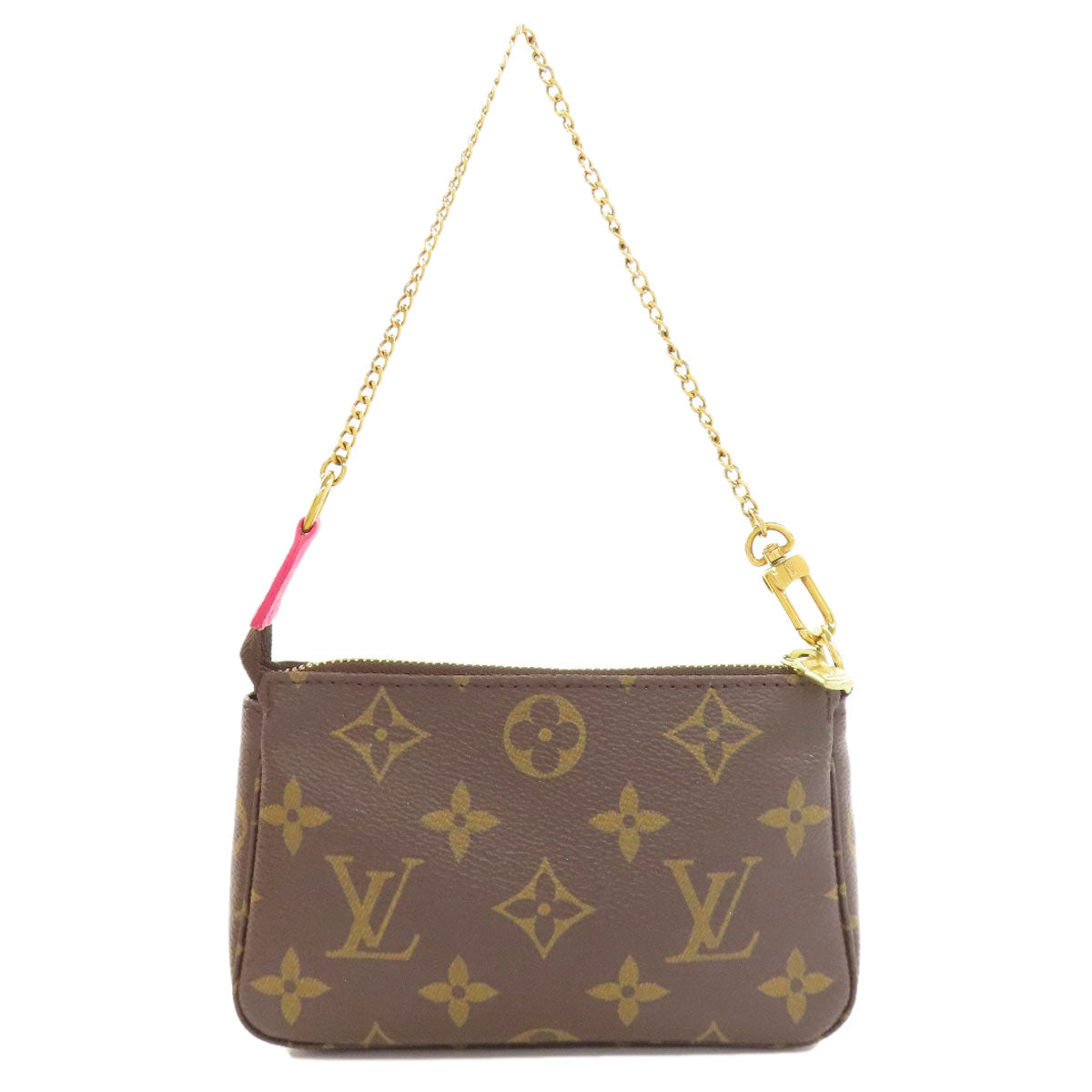 LOUIS VUITTON Accessory pouch M62087 Monogram canvas Brown Mini Pochettes & Accessories Giraffe Women Used