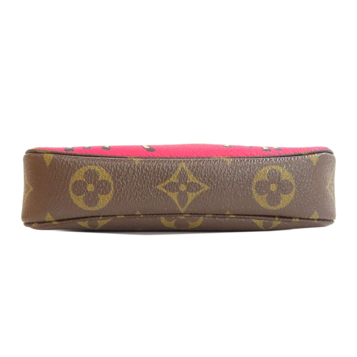 LOUIS VUITTON Accessory pouch M62087 Monogram canvas Brown Mini Pochettes & Accessories Giraffe Women Used