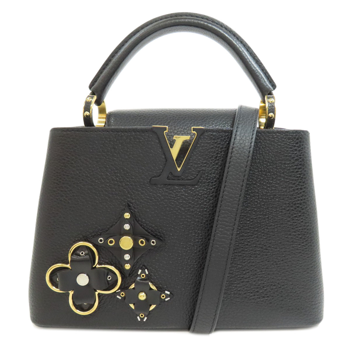 LOUIS VUITTON Handbag Calfskin black