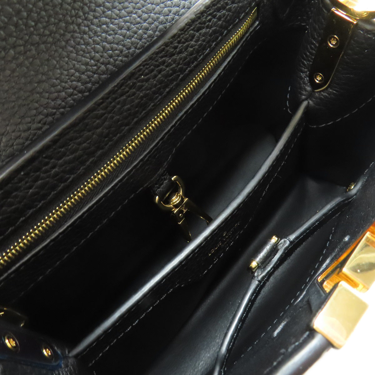 LOUIS VUITTON Handbag Calfskin black