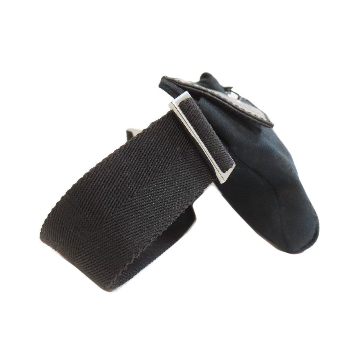 GUCCI Hip bag 162962 canvas black GG Women Used