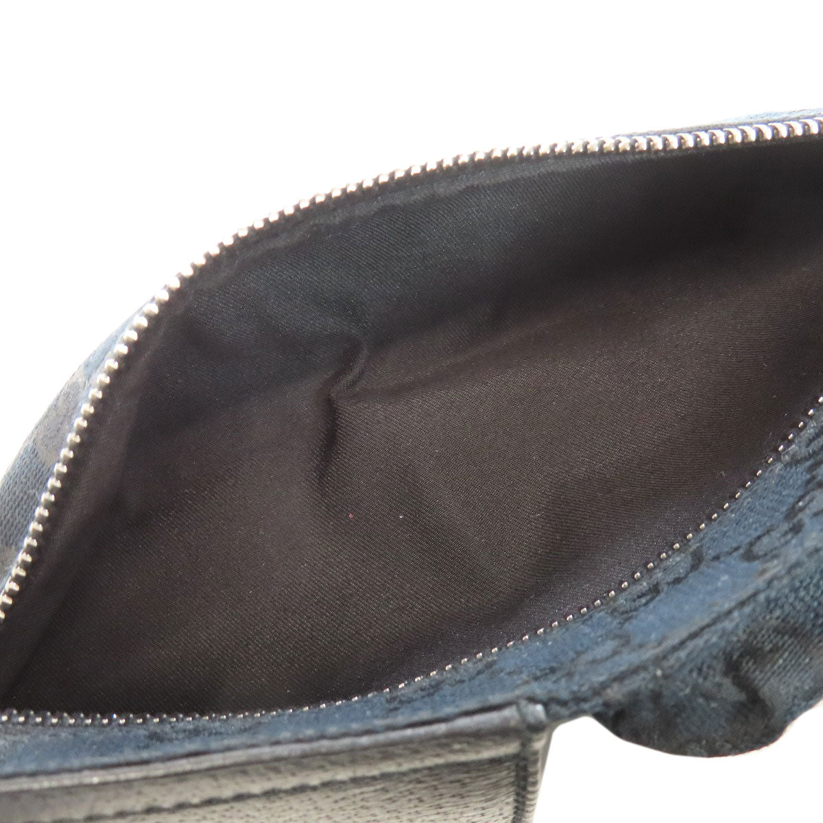 GUCCI Hip bag 162962 canvas black GG Women Used
