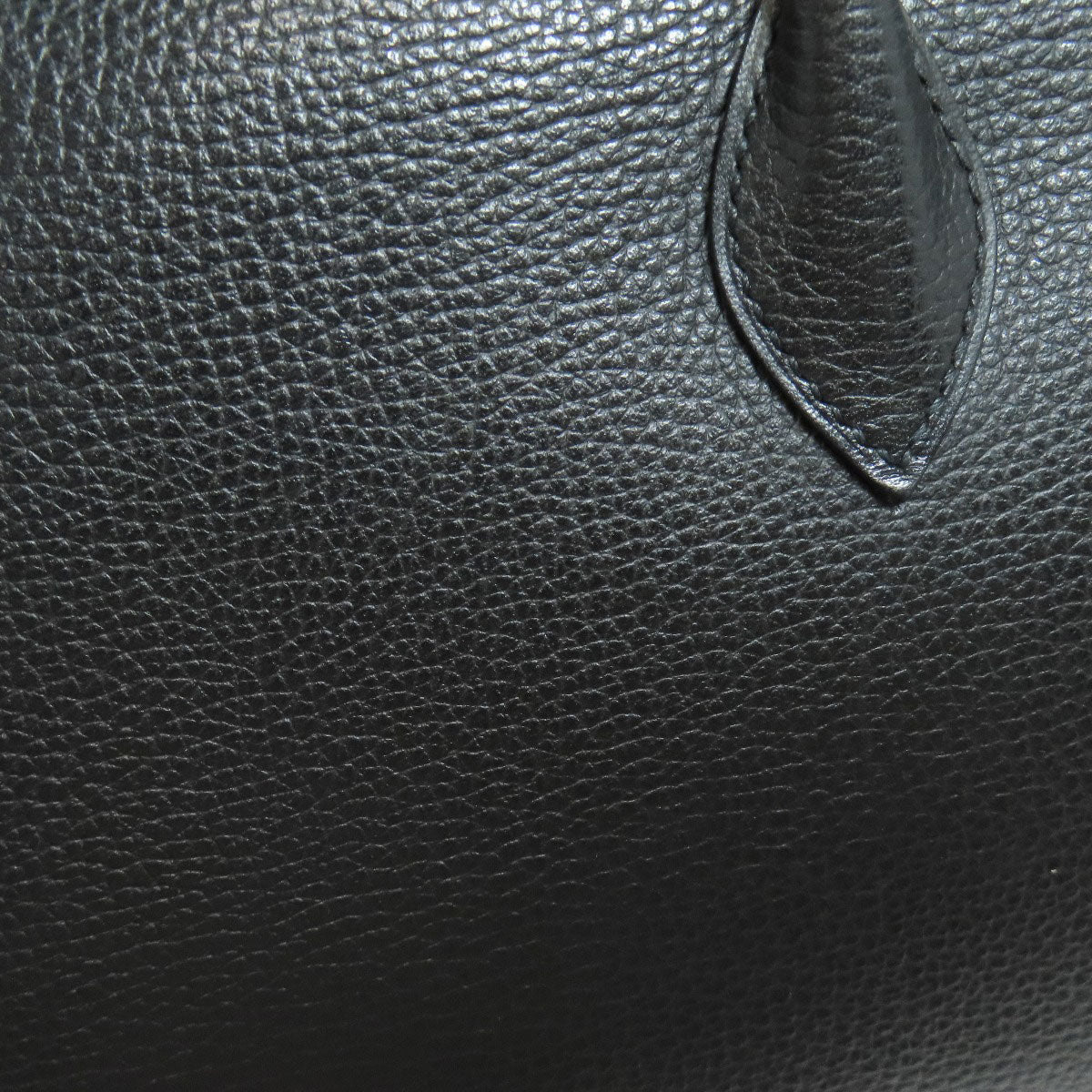 HERMES Tote Bag Calfskin black Paris Bonbay 35 SilverMetal