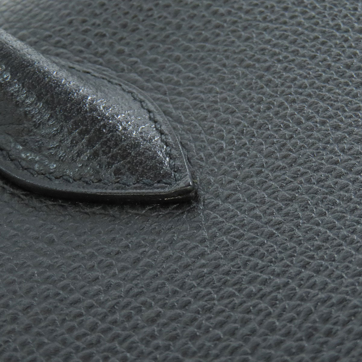 HERMES Tote Bag Calfskin black Paris Bonbay 35 SilverMetal