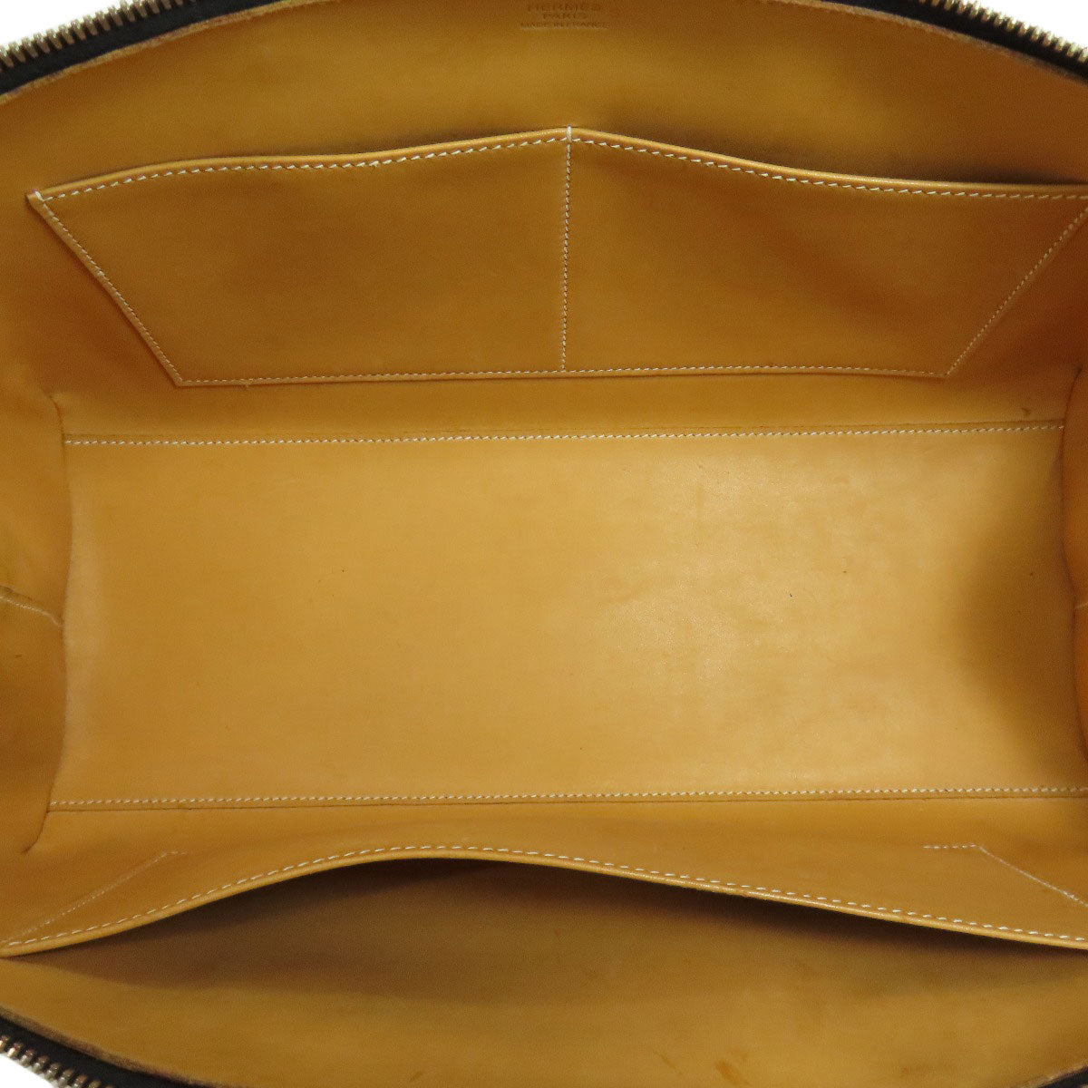 HERMES Tote Bag Calfskin black Paris Bonbay 35 SilverMetal