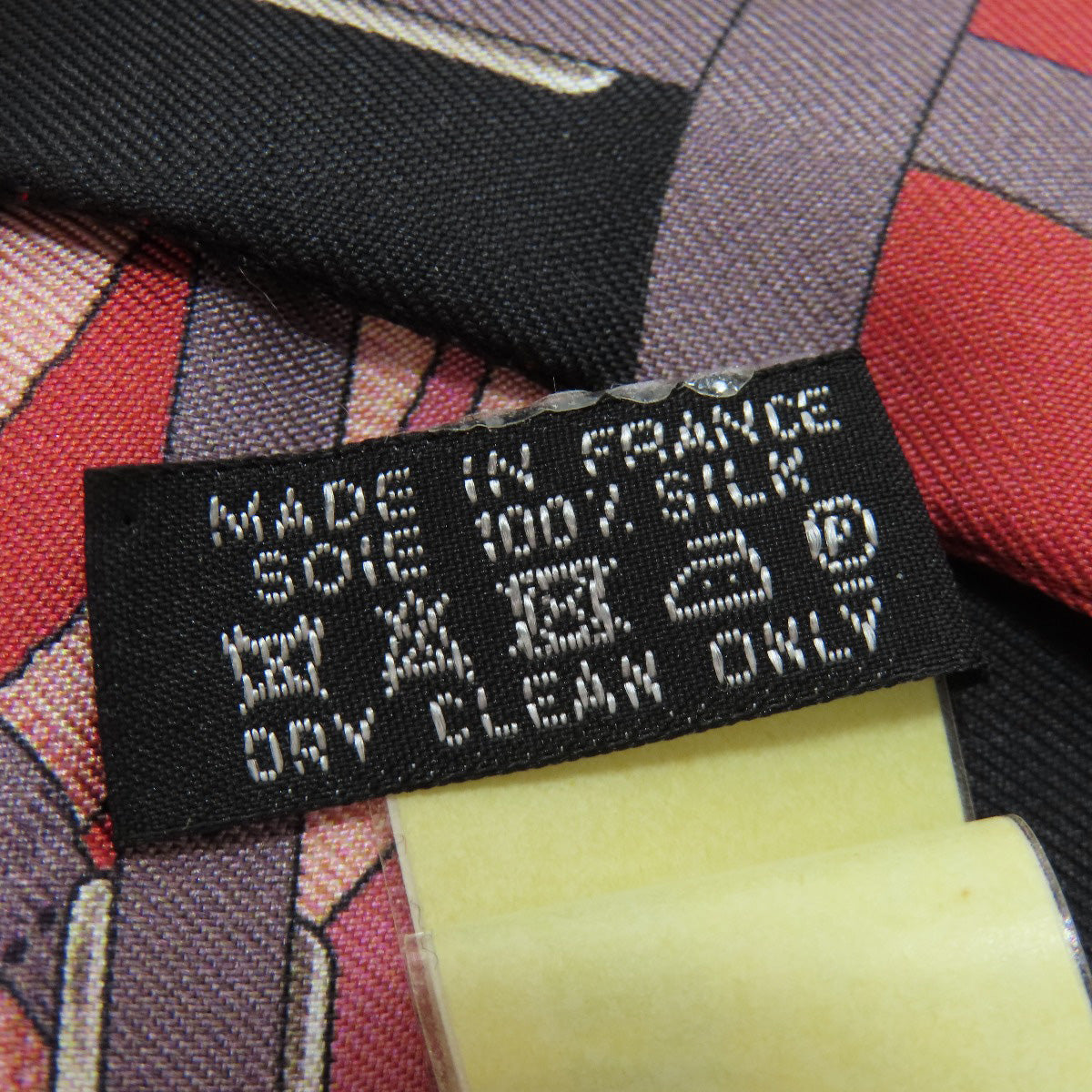 HERMES scarf silk Brown Twilly Women Used