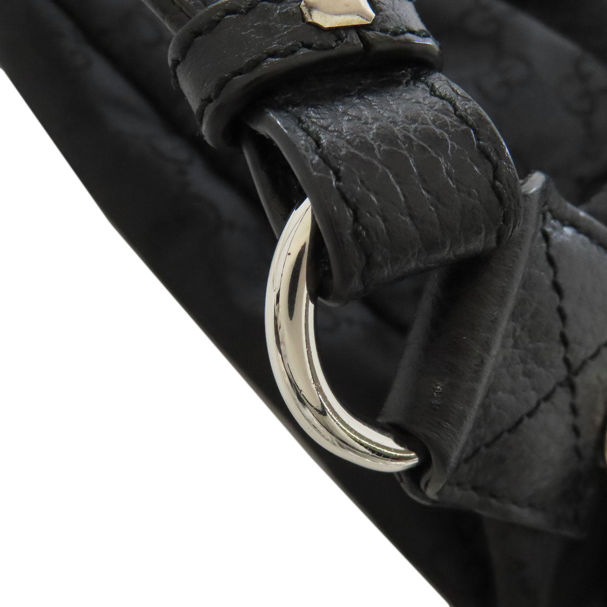 GUCCI Boston Duffel bag 449180 Nylon black GG outlet Women Used
