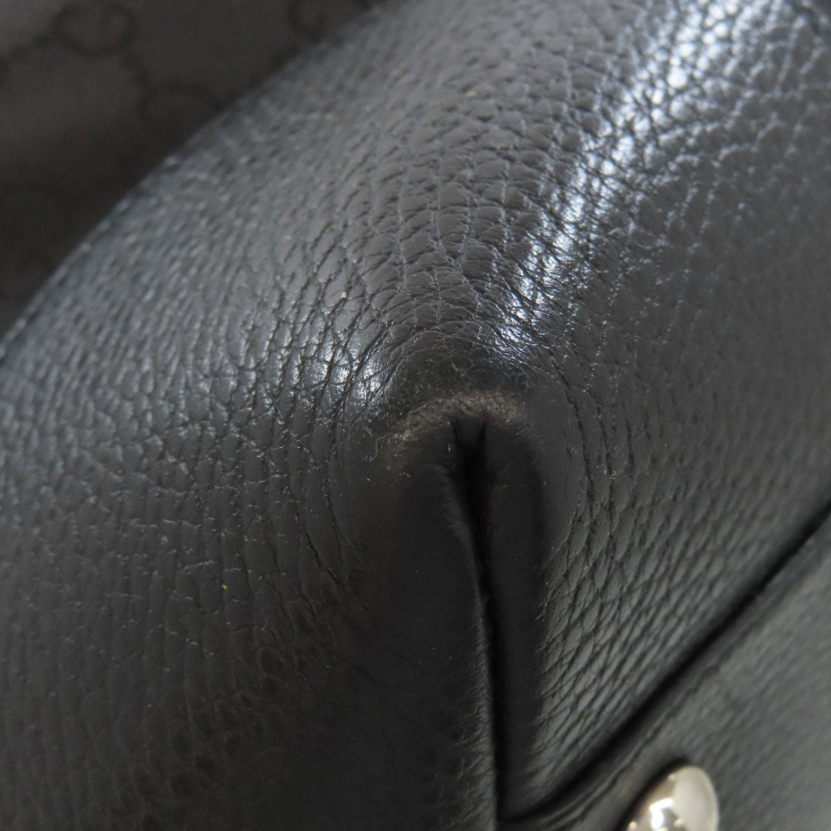 GUCCI Boston Duffel bag 449180 Nylon black GG outlet Women Used