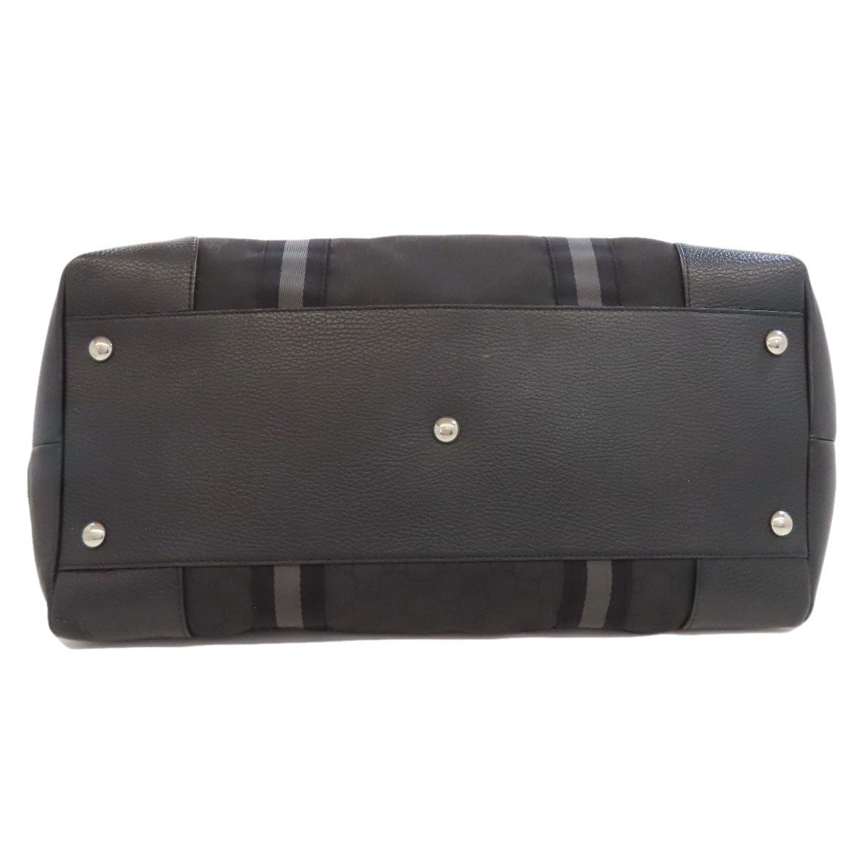 GUCCI Boston Duffel bag 449180 Nylon black GG outlet Women Used