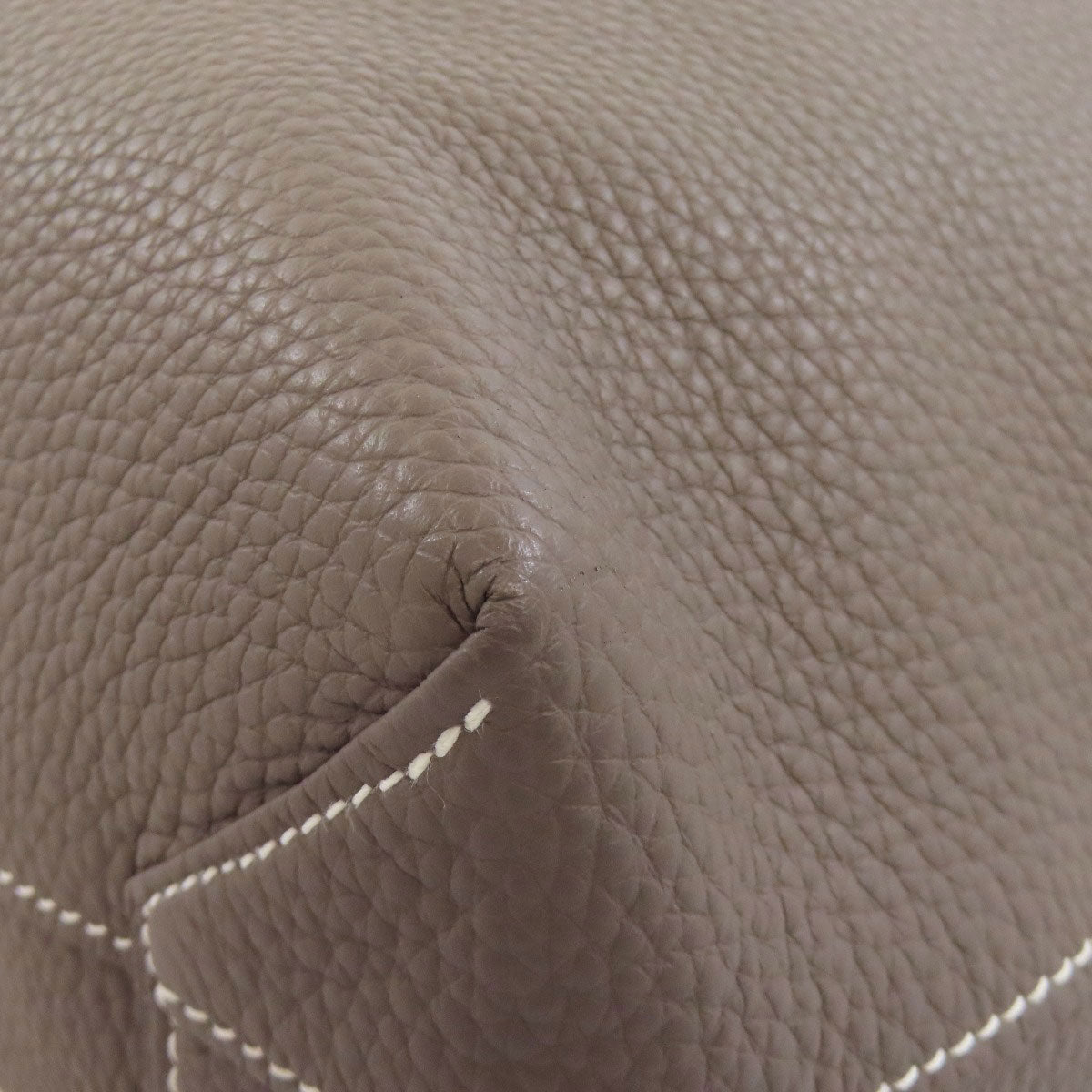HERMES Tote Bag Taurillon Clemence gray Doble Sense 28