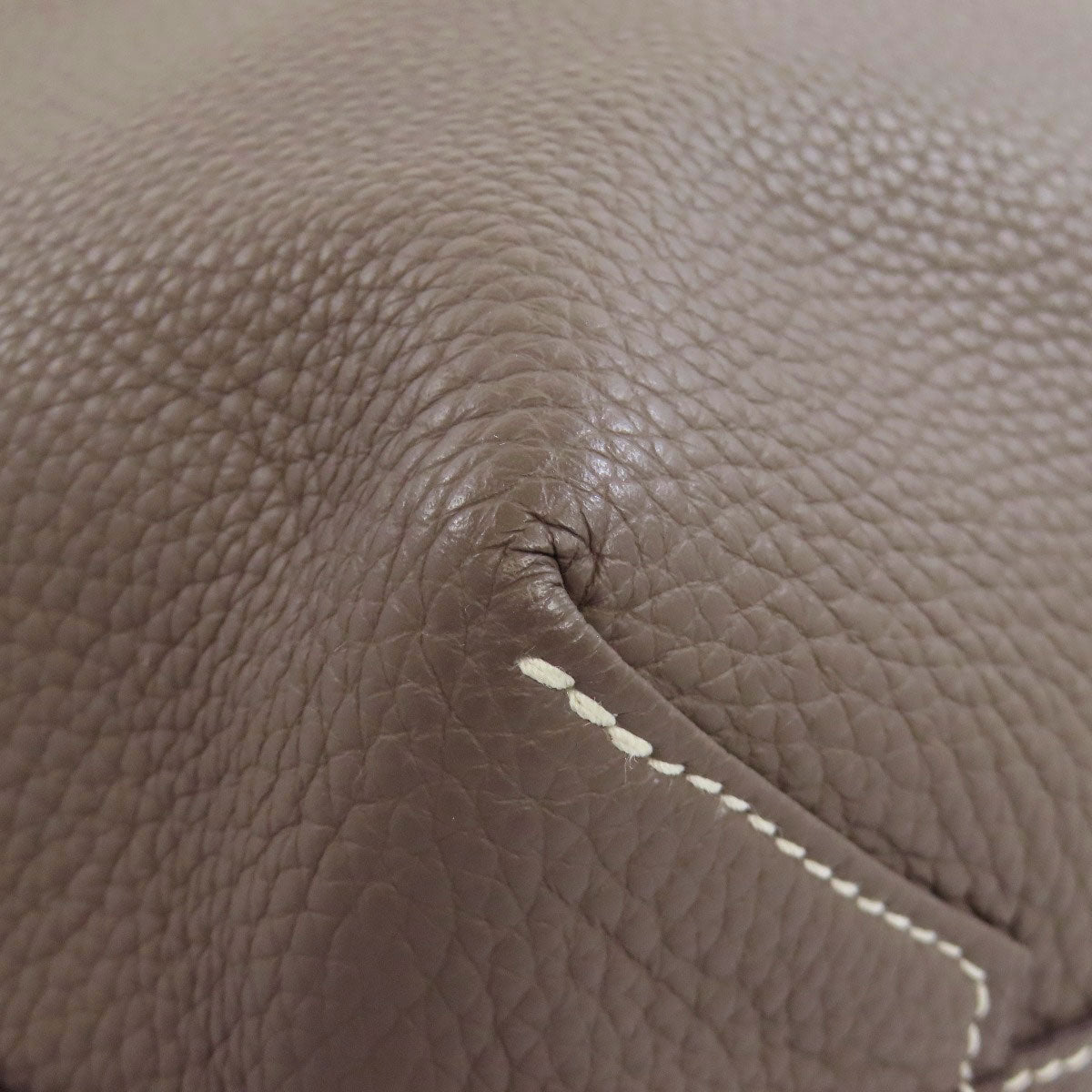HERMES Tote Bag Taurillon Clemence gray Doble Sense 28