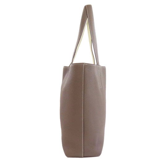 HERMES Tote Bag Taurillon Clemence gray Doble Sense 28