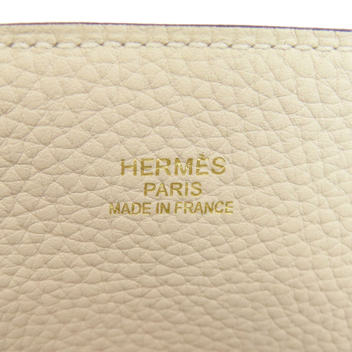 HERMES Tote Bag Taurillon Clemence gray Doble Sense 28