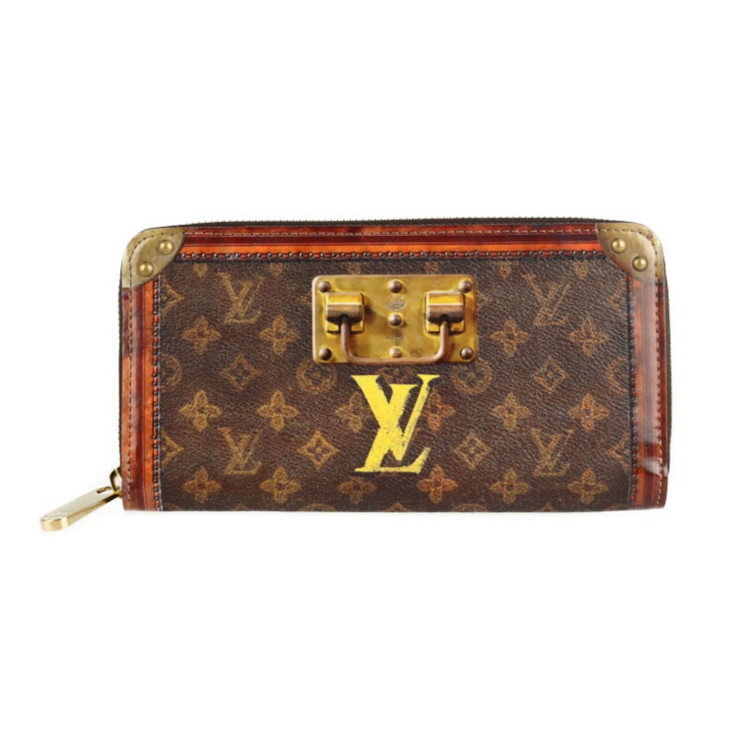 Louis Vuitton Brown Canvas Zippy wallet wallet accessories