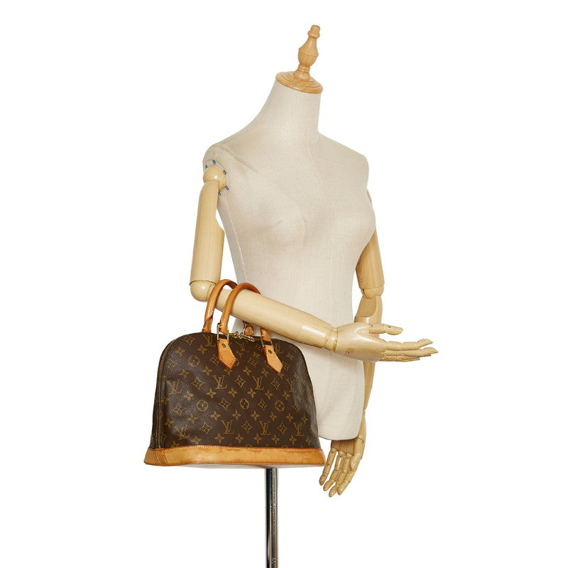 Louis Vuitton Brown Canvas Alma handbag bag