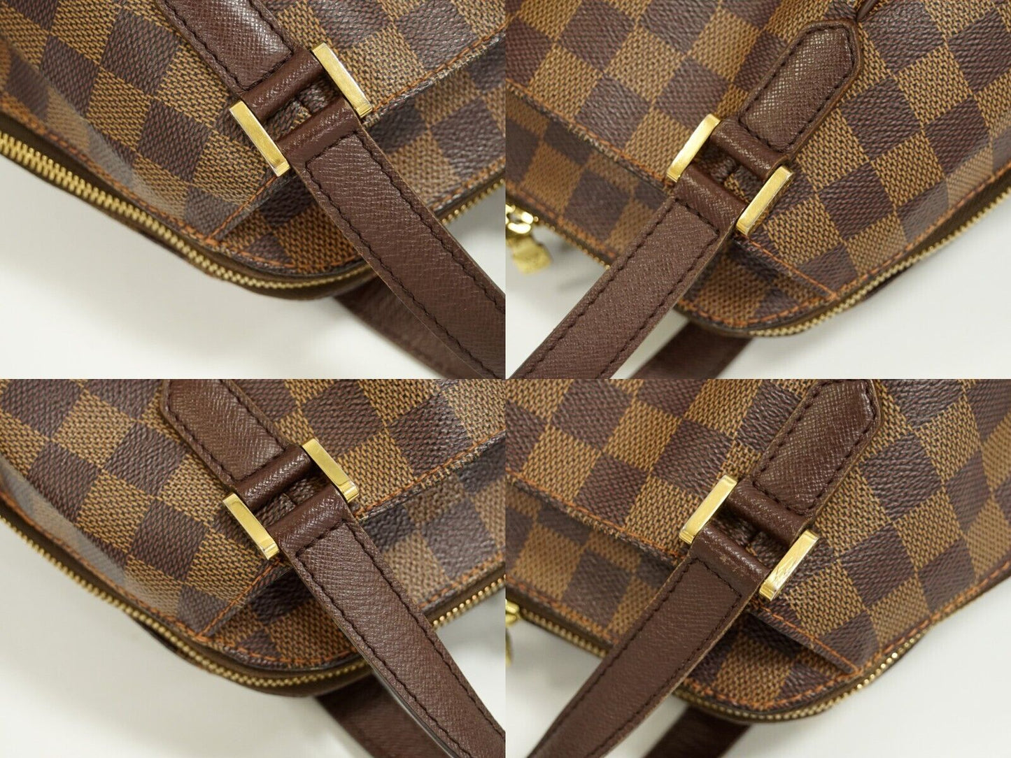 Louis Vuitton Brown Canvas Belem handbag bag
