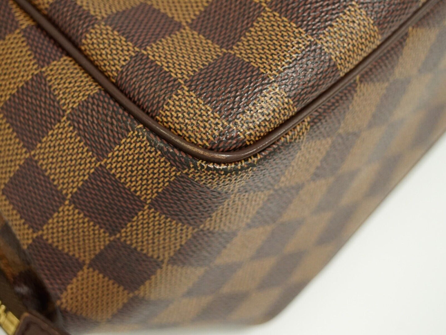 Louis Vuitton Brown Canvas Belem handbag bag