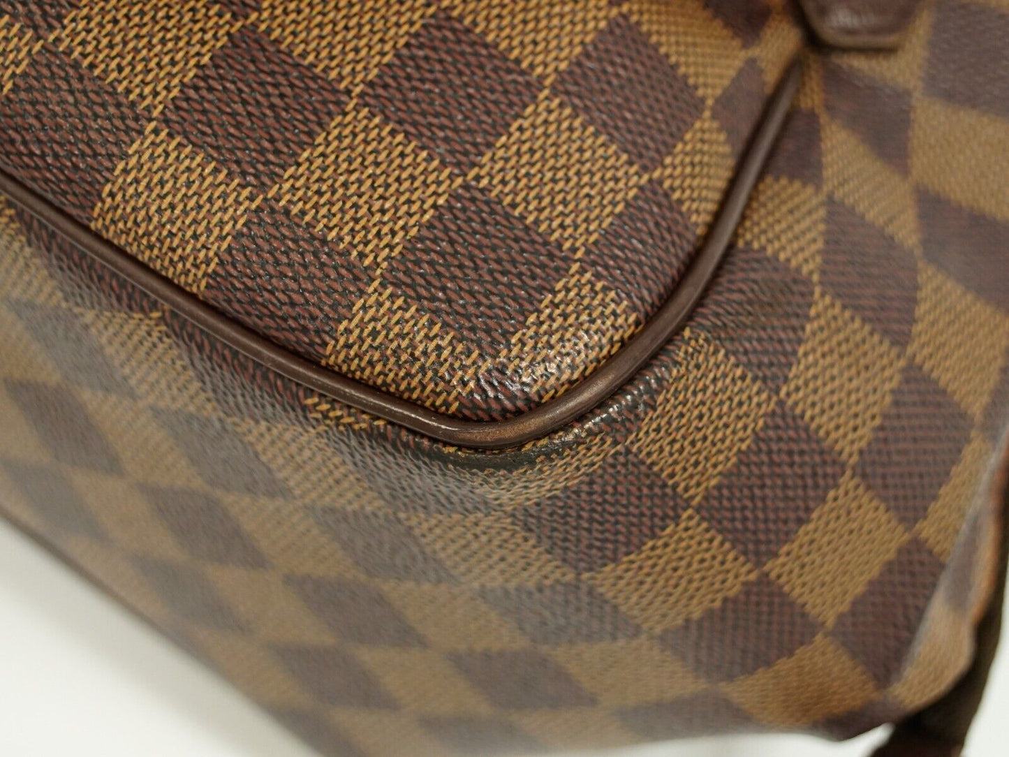 Louis Vuitton Brown Canvas Belem handbag bag