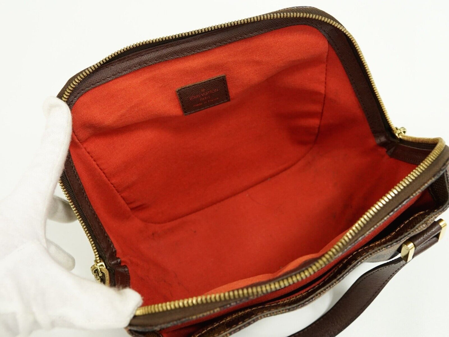 Louis Vuitton Brown Canvas Belem handbag bag
