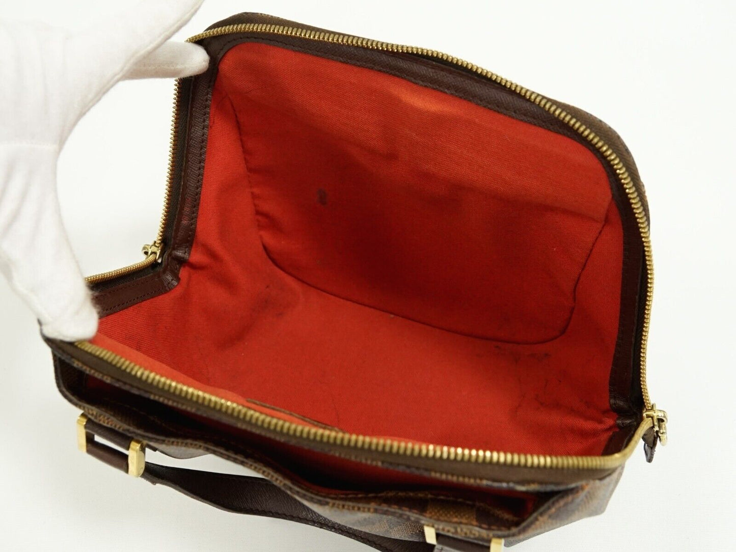 Louis Vuitton Brown Canvas Belem handbag bag