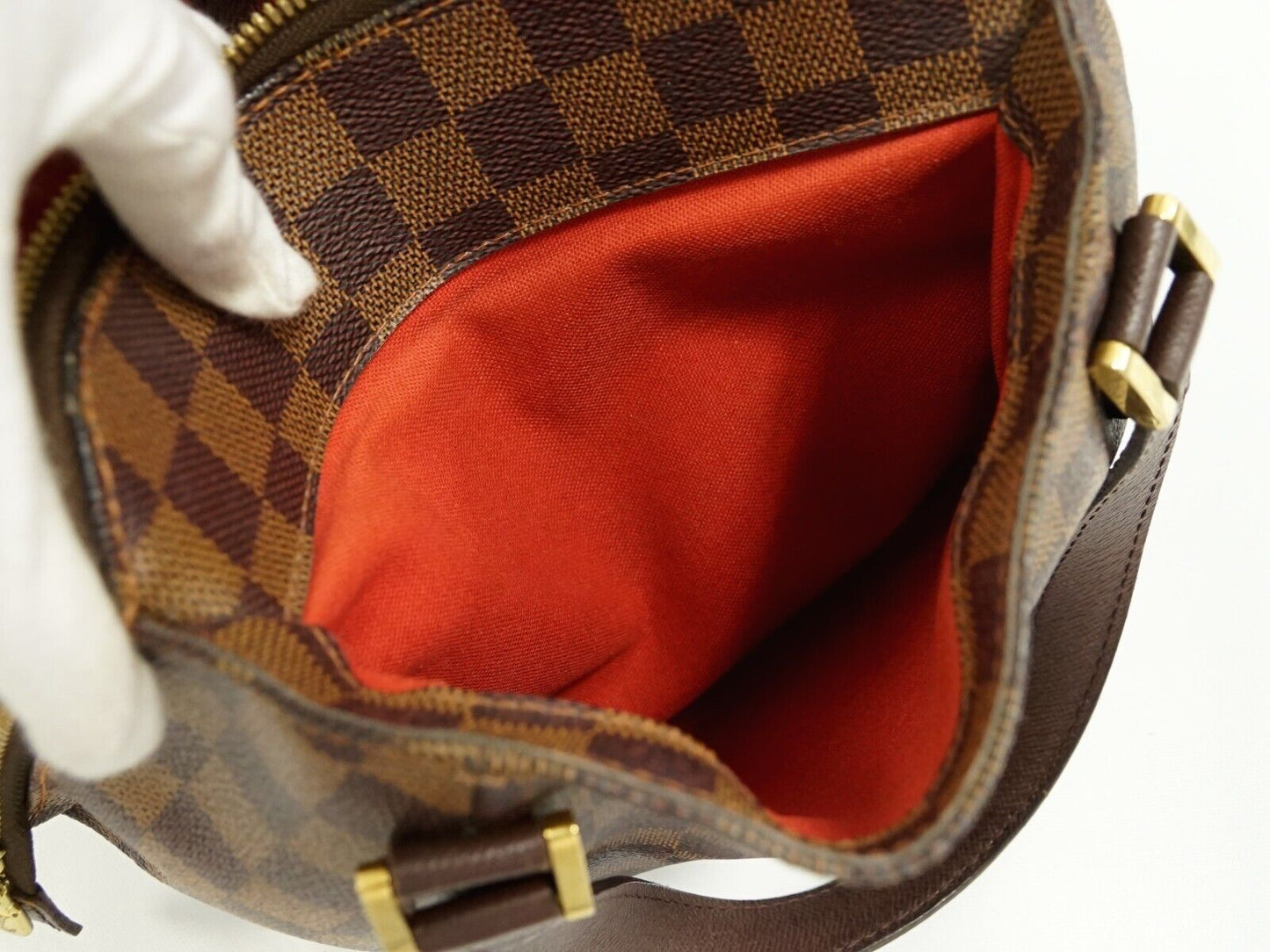 Louis Vuitton Brown Canvas Belem handbag bag