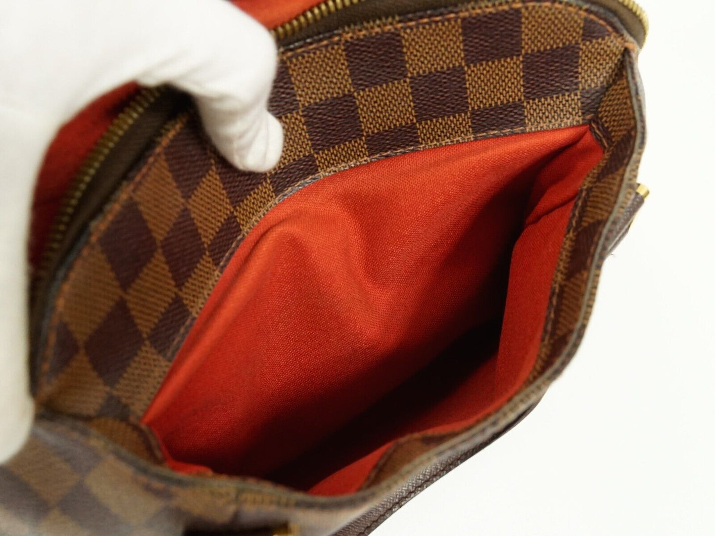 Louis Vuitton Brown Canvas Belem handbag bag