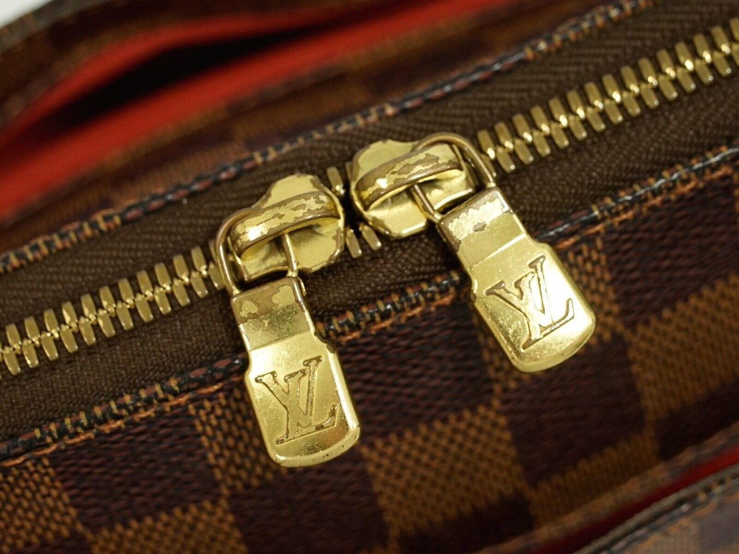 Louis Vuitton Brown Canvas Belem handbag bag