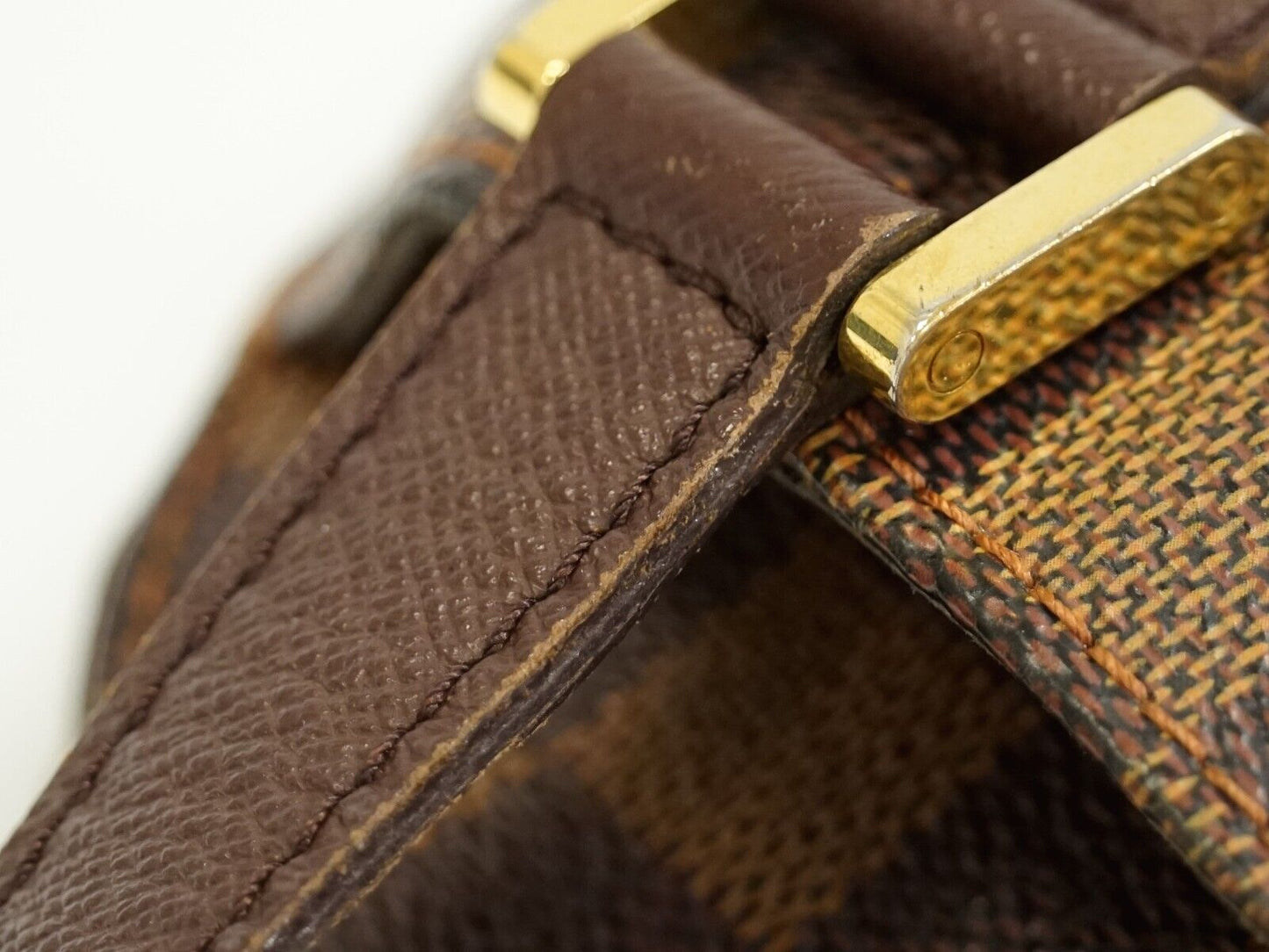 Louis Vuitton Brown Canvas Belem handbag bag