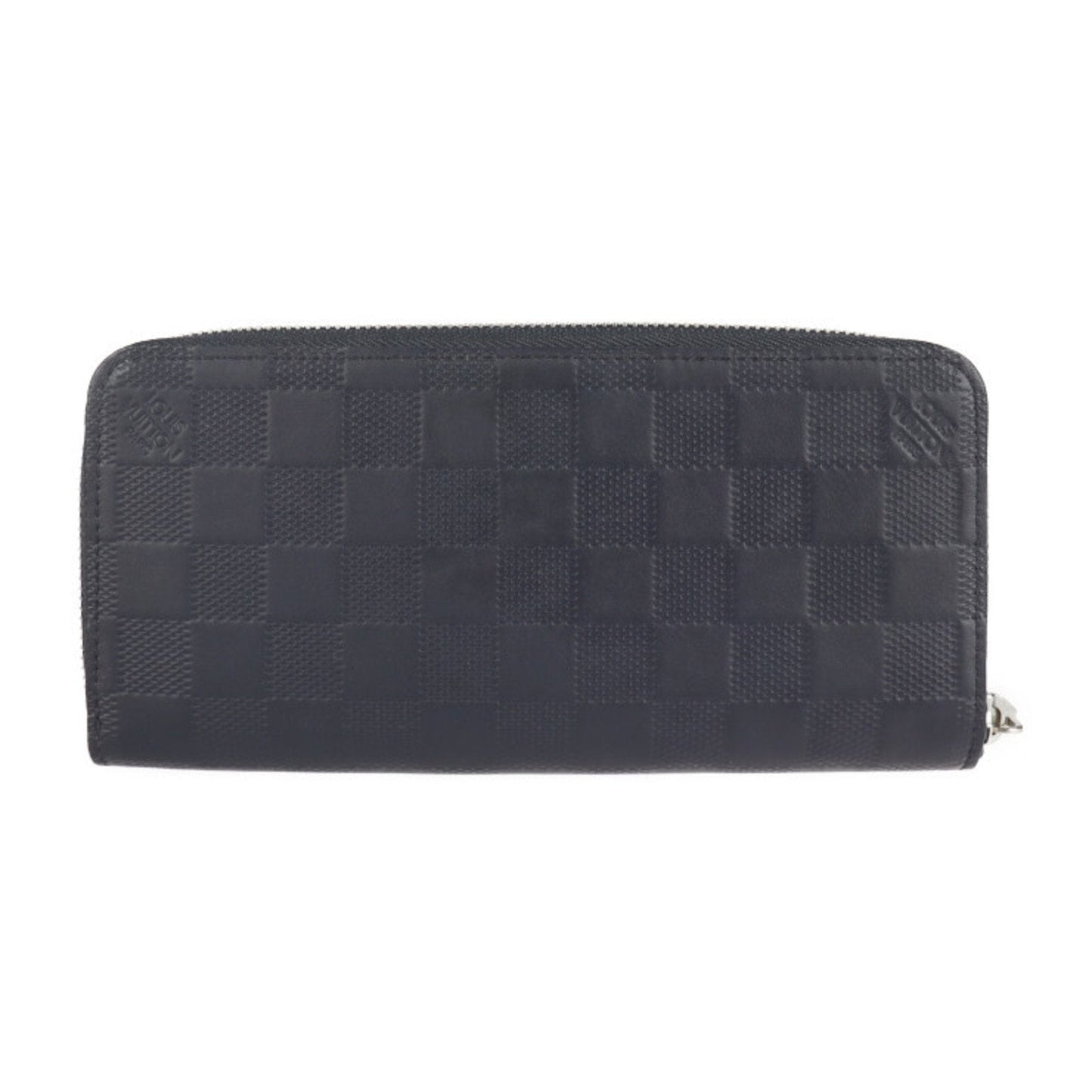 Louis Vuitton Black Canvas Zippy Wallet Vertical wallet accessories