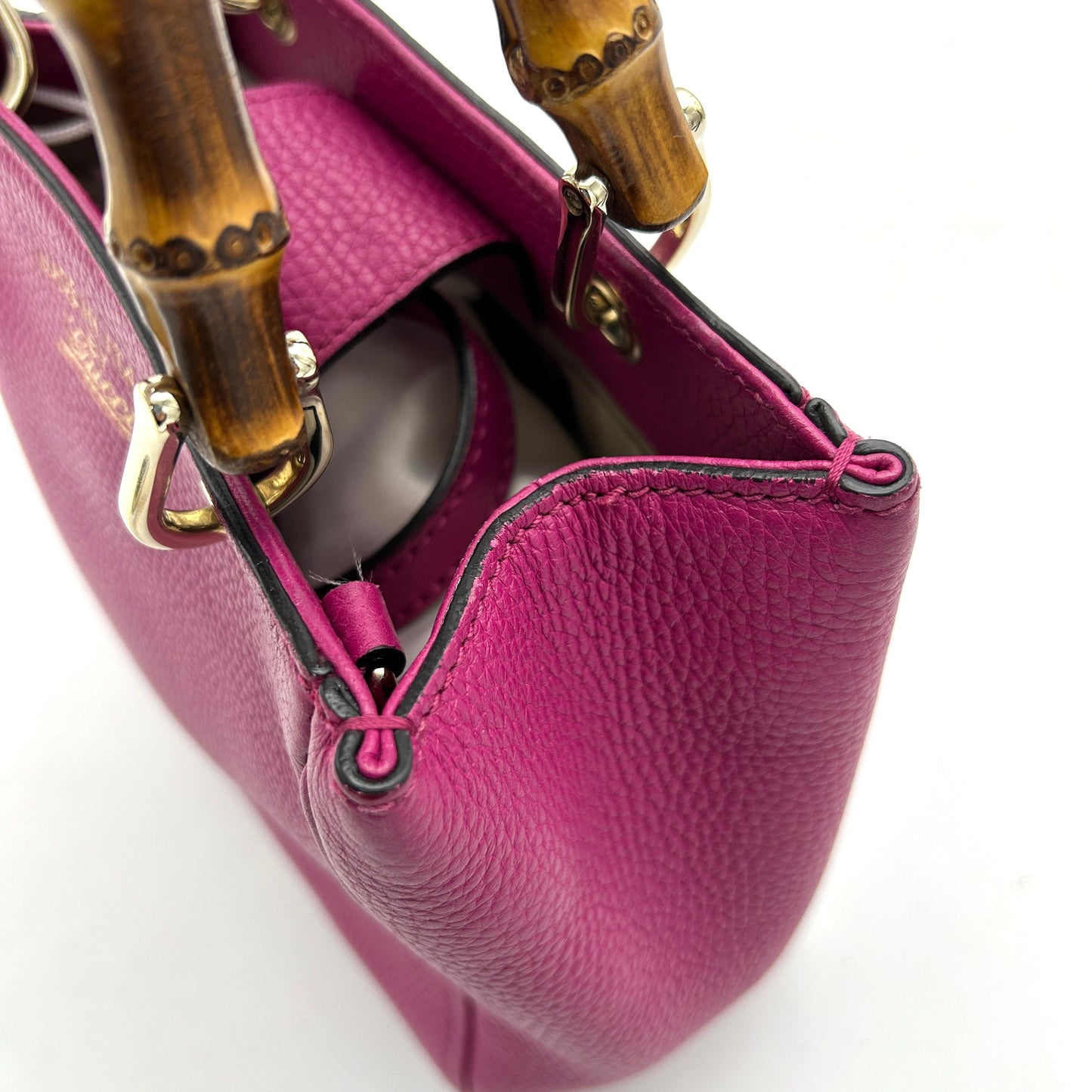 Gucci Small Bamboo Shopper Tote - Pink Totes, Handbags LA9582