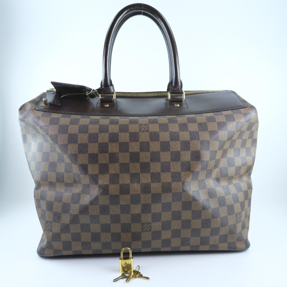 Louis Vuitton Brown Canvas Greenwich PM handbag bag