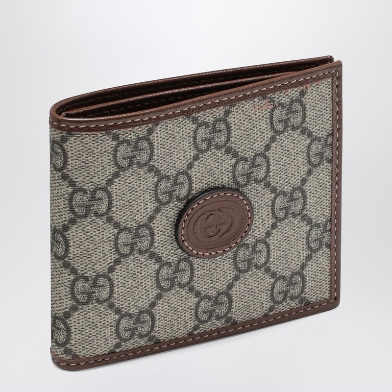 Gucci Gg Jacquard Fabric Bi-Fold Wallet Men