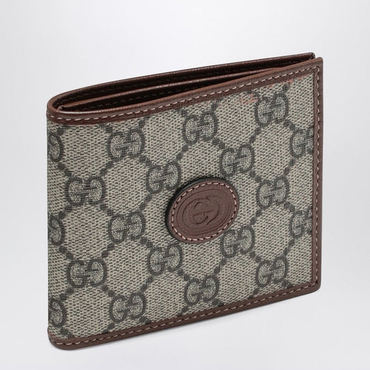 Gucci Gg Jacquard Fabric Bi-Fold Wallet Men