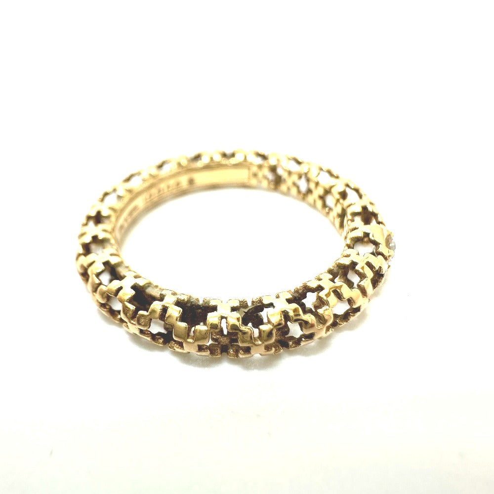 GUCCI Ring 18K Pink Gold gold 1P diamond 8