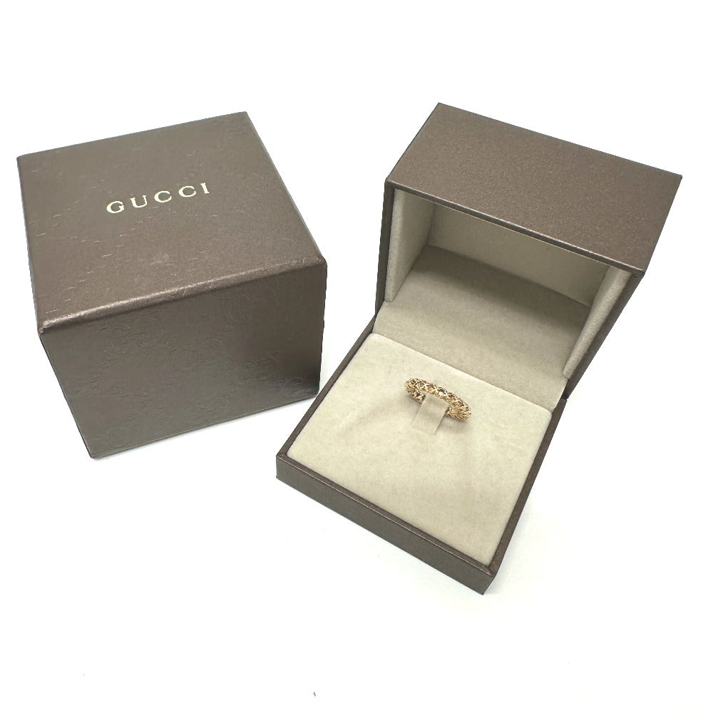 GUCCI Ring 18K Pink Gold gold 1P diamond 8