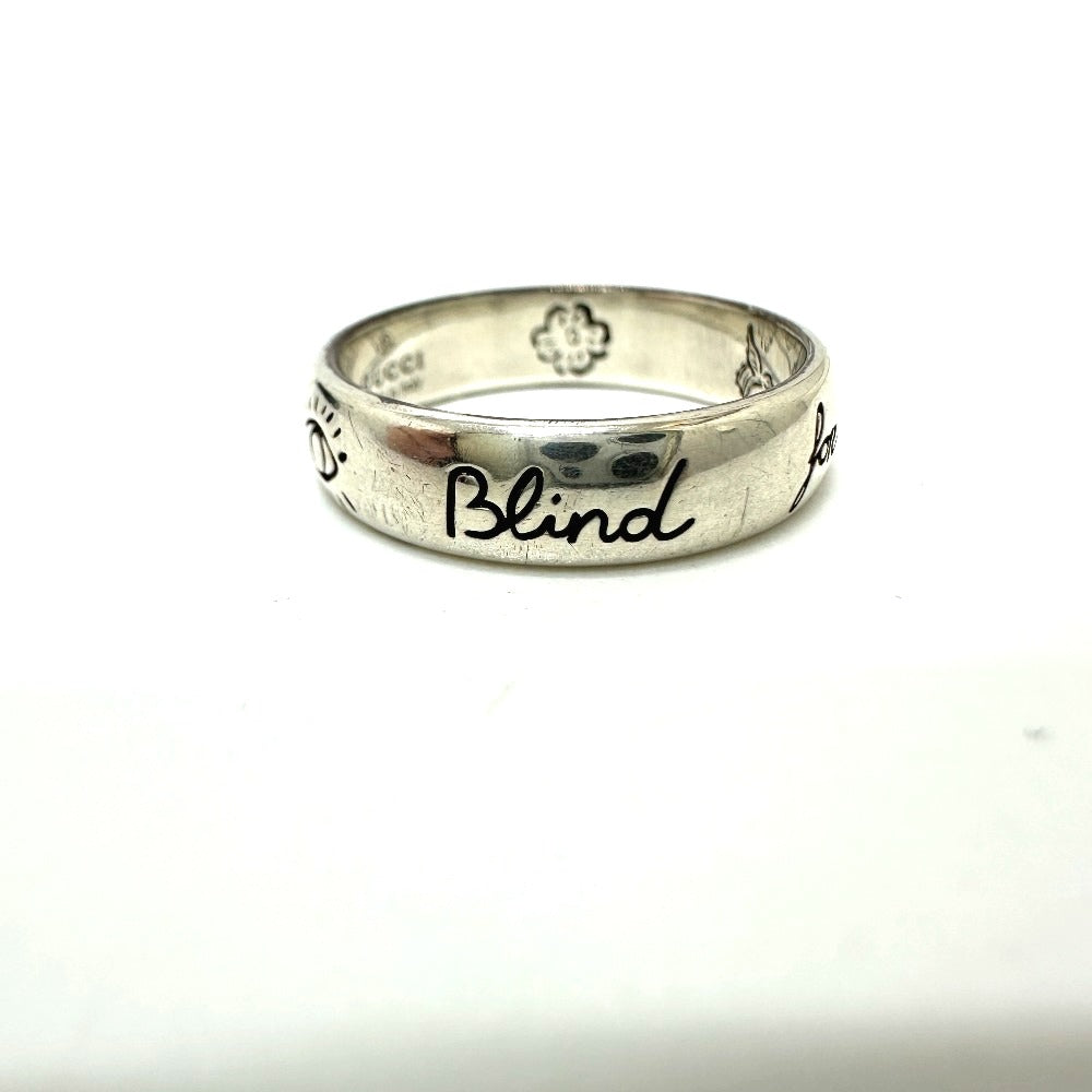 GUCCI Ring 455247 SV925 Silver Blind for love 16