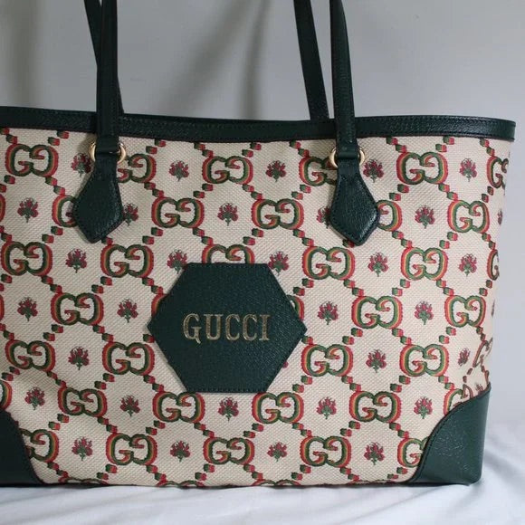 Gucci Ophidia Centennial GG Flower Canvas Medium Tote Bag