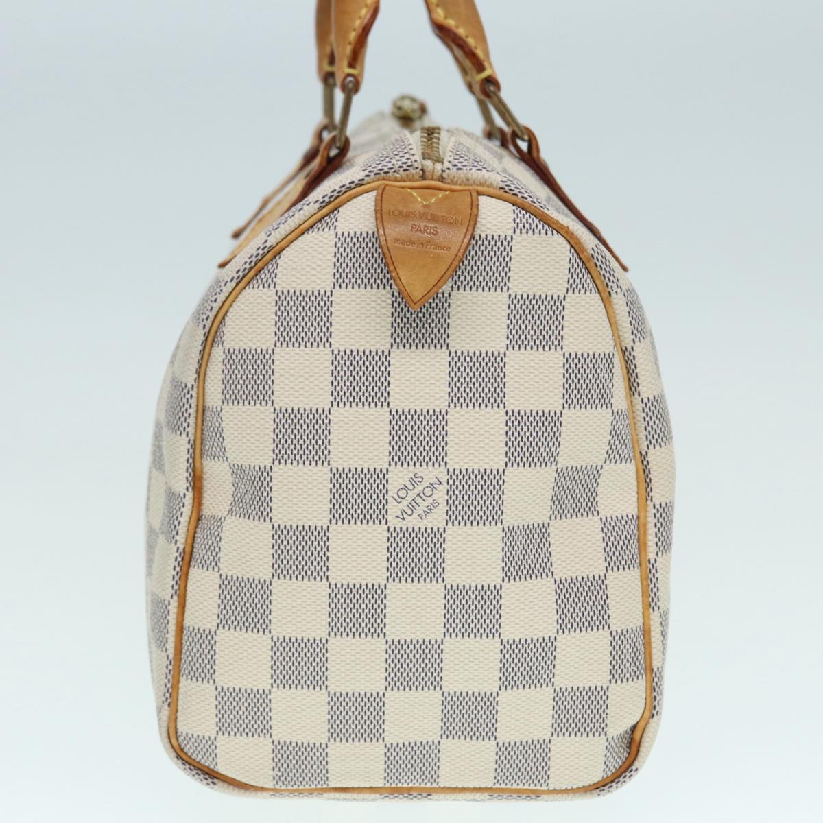LOUIS VUITTON Damier Azur Speedy 25 Hand Bag N41534 LV Auth 67697