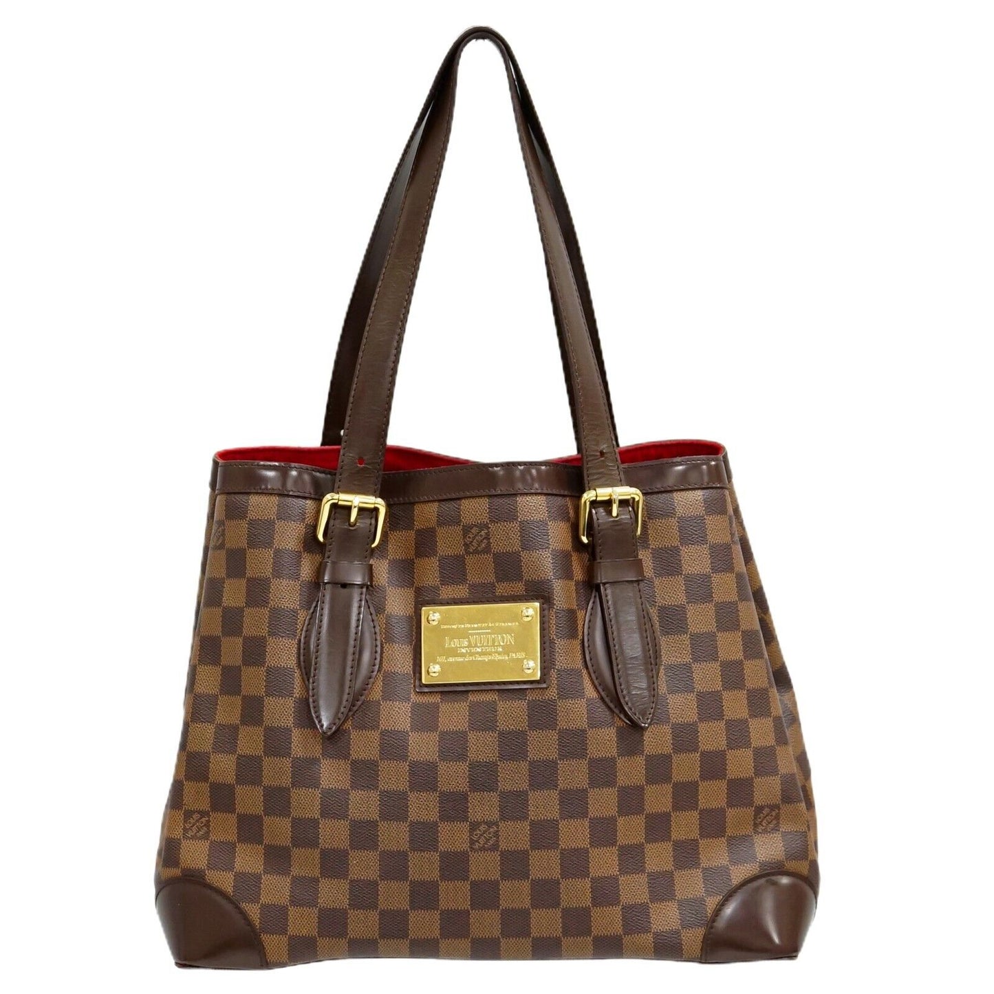 Louis Vuitton Brown Canvas Hampstead handbag bag