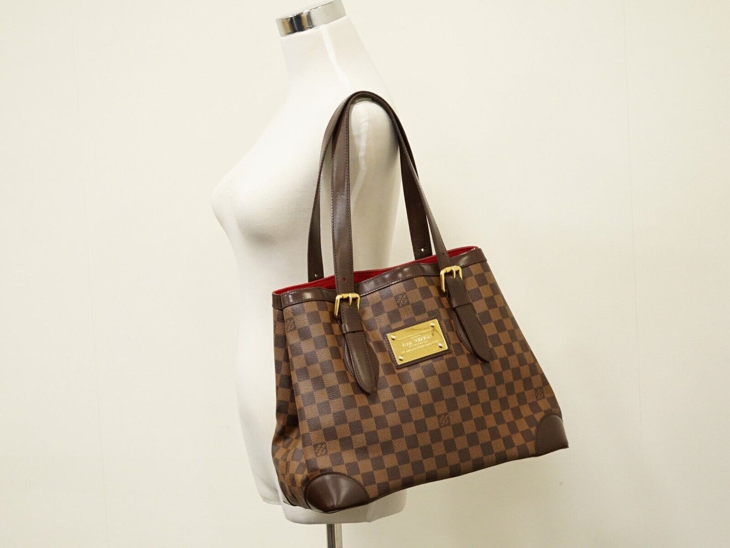 Louis Vuitton Brown Canvas Hampstead handbag bag