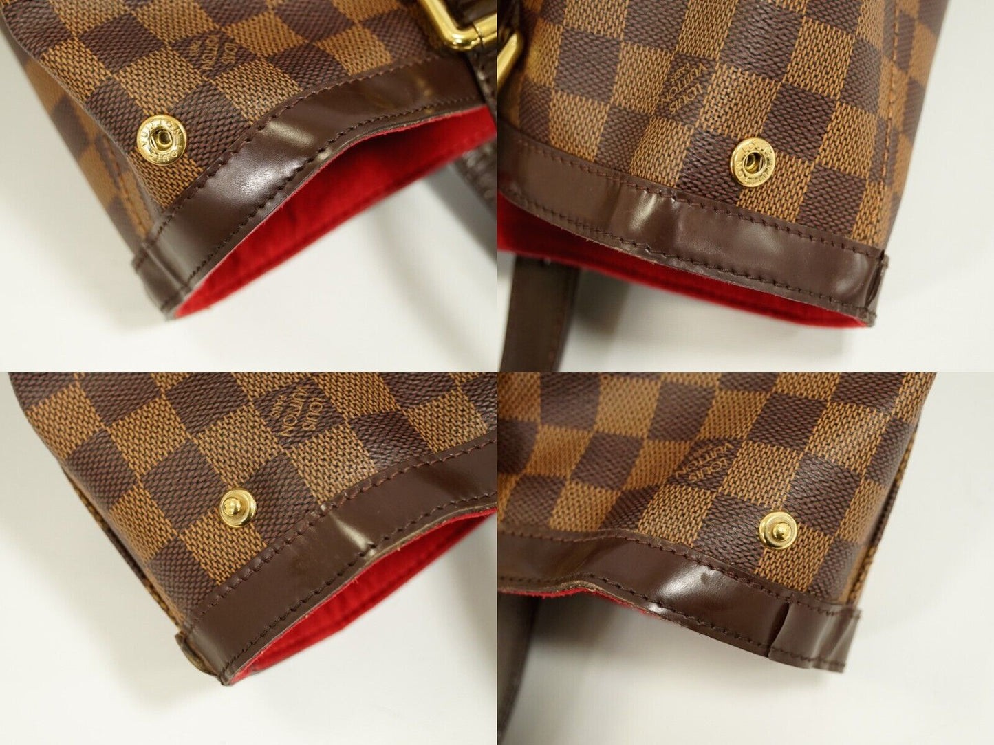 Louis Vuitton Brown Canvas Hampstead handbag bag